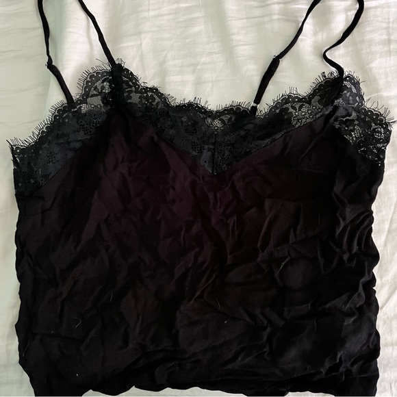 LACE BLACK TOP - Picture 2 of 3
